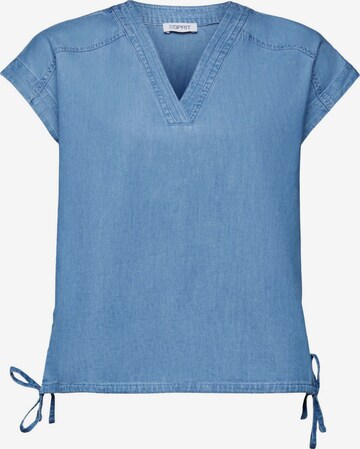 ESPRIT Blouse in Blauw: voorkant