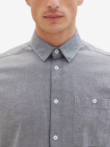 TOM TAILOR Regular fit Button Up Shirt in Blue