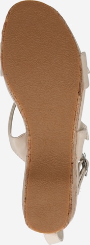 Warehouse - Sandalias con hebilla en beige