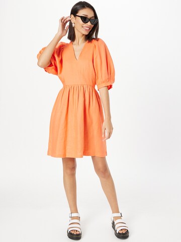 UNITED COLORS OF BENETTON Kleid in Orange