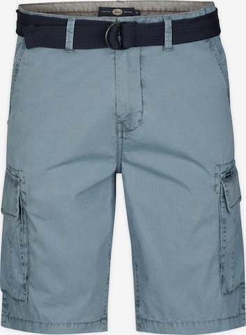 Petrol Industries Regular Cargobroek in Blauw: voorkant