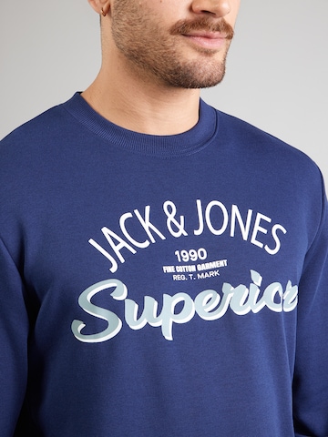 JACK & JONES Collegepaita 'JWHMILO' värissä sininen