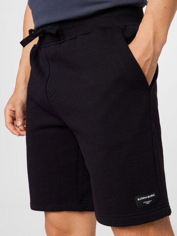 BJÖRN BORG Regular Workout Pants 'CENTRE' in Black