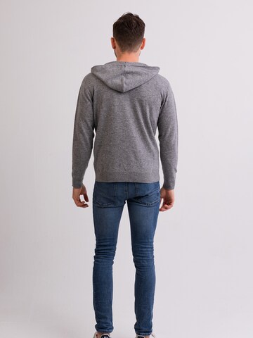 CASH-MERE.CH Knit cardigan in Grey