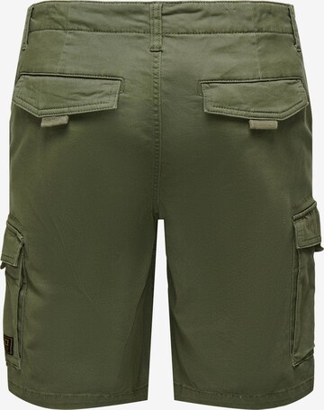 Only & Sons - Regular Calças cargo 'DEAN-MIKE' em verde