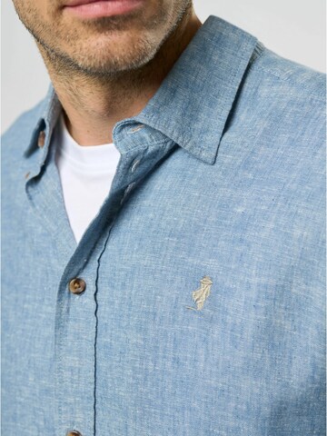 MCS Regular fit Overhemd 'Dean' in Blauw