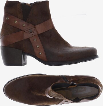 Wolky Dress Boots in 38 in Brown: front
