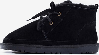 Gooce Boots med snörning 'Condor' i svart, Produktvy