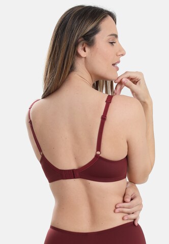 sassa T-shirt Bra 'LOVELY SECRET' in Red