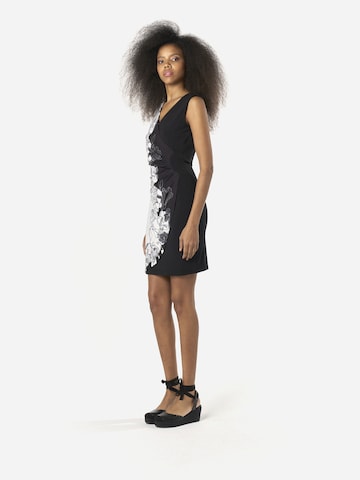 KOROSHI Cocktailjurk in Zwart