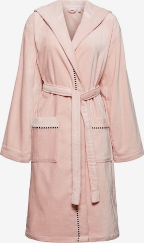 ESPRIT Short Bathrobe in Pink: front