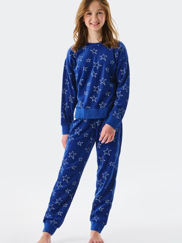 SCHIESSER Nachtkledij ' Teens Nightwear ' in Blauw: voorkant