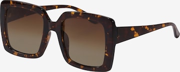 Pilgrim Sunglasses 'LUCIANA' in Brown: front