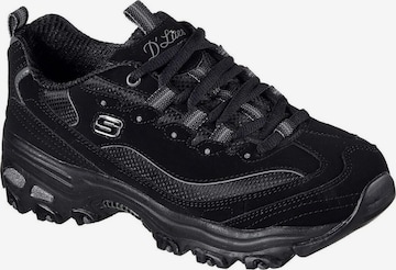 SKECHERS Низкие кроссовки 'D'Lites Biggest Fan' в Черный: спереди