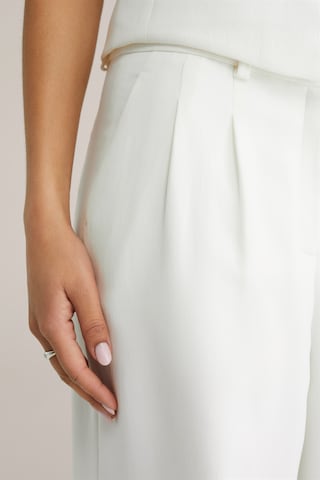 WE Fashion Wide Leg Hose in Weiß