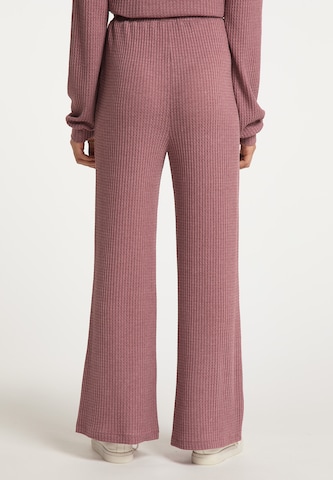 Wide Leg Pantalon IZIA en rose