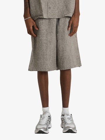 Wide Leg Pantalon ACUPUNCTURE en gris : devant