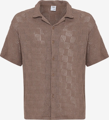Chemise VAMOS CLO en marron : devant