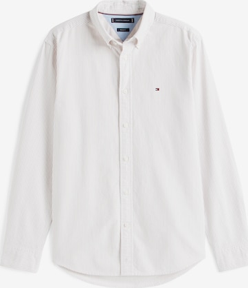 TOMMY HILFIGER Рубашка 'HERITAGE' в Бежевый: спереди