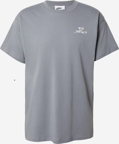 Marškinėliai iš Nike Sportswear, spalva – pilka / balta, Prekių apžvalga