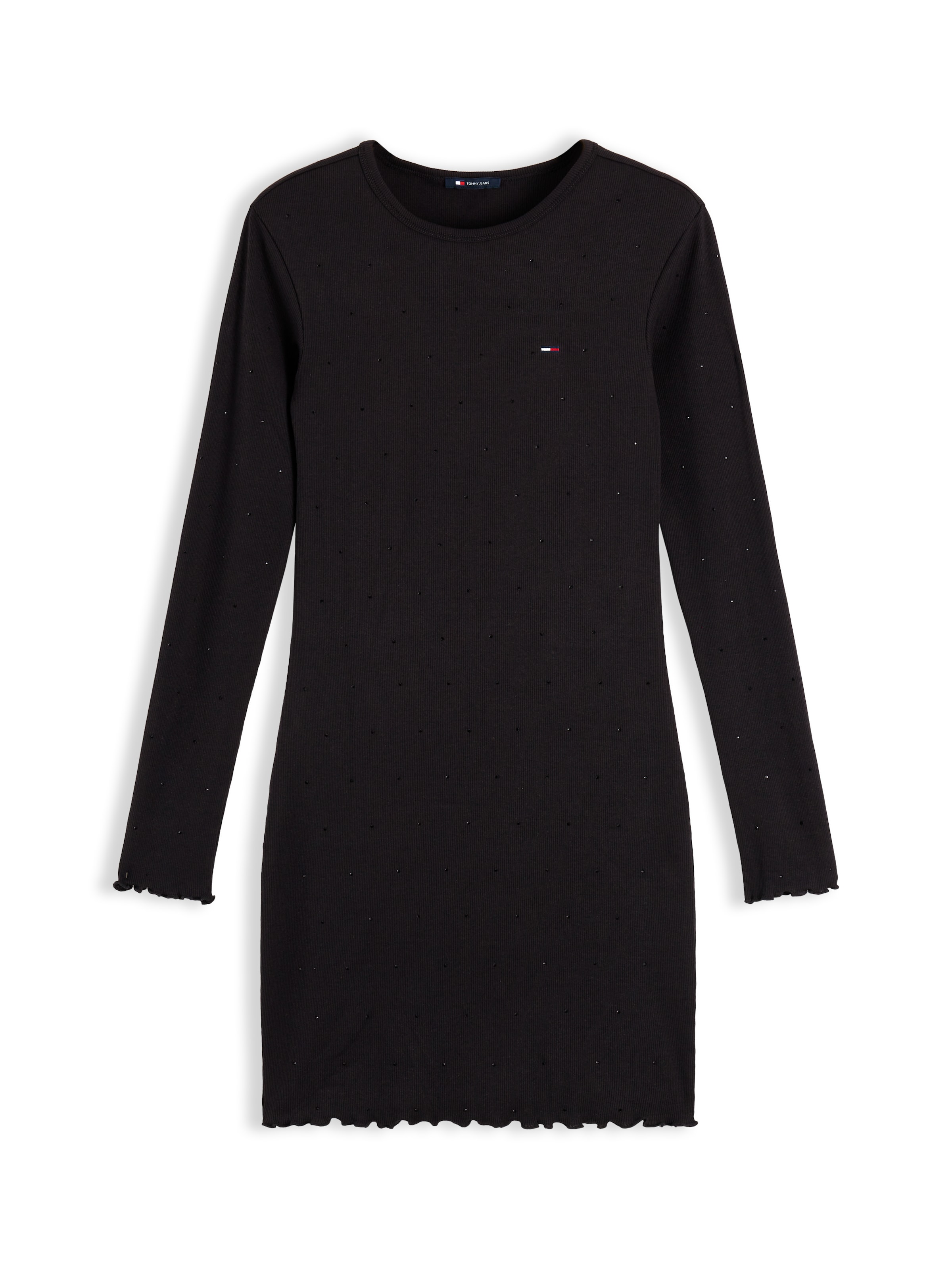 Tommy Jeans Рокля в черно: отпред