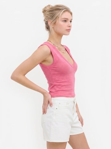Alexa Dash Blouse in Roze