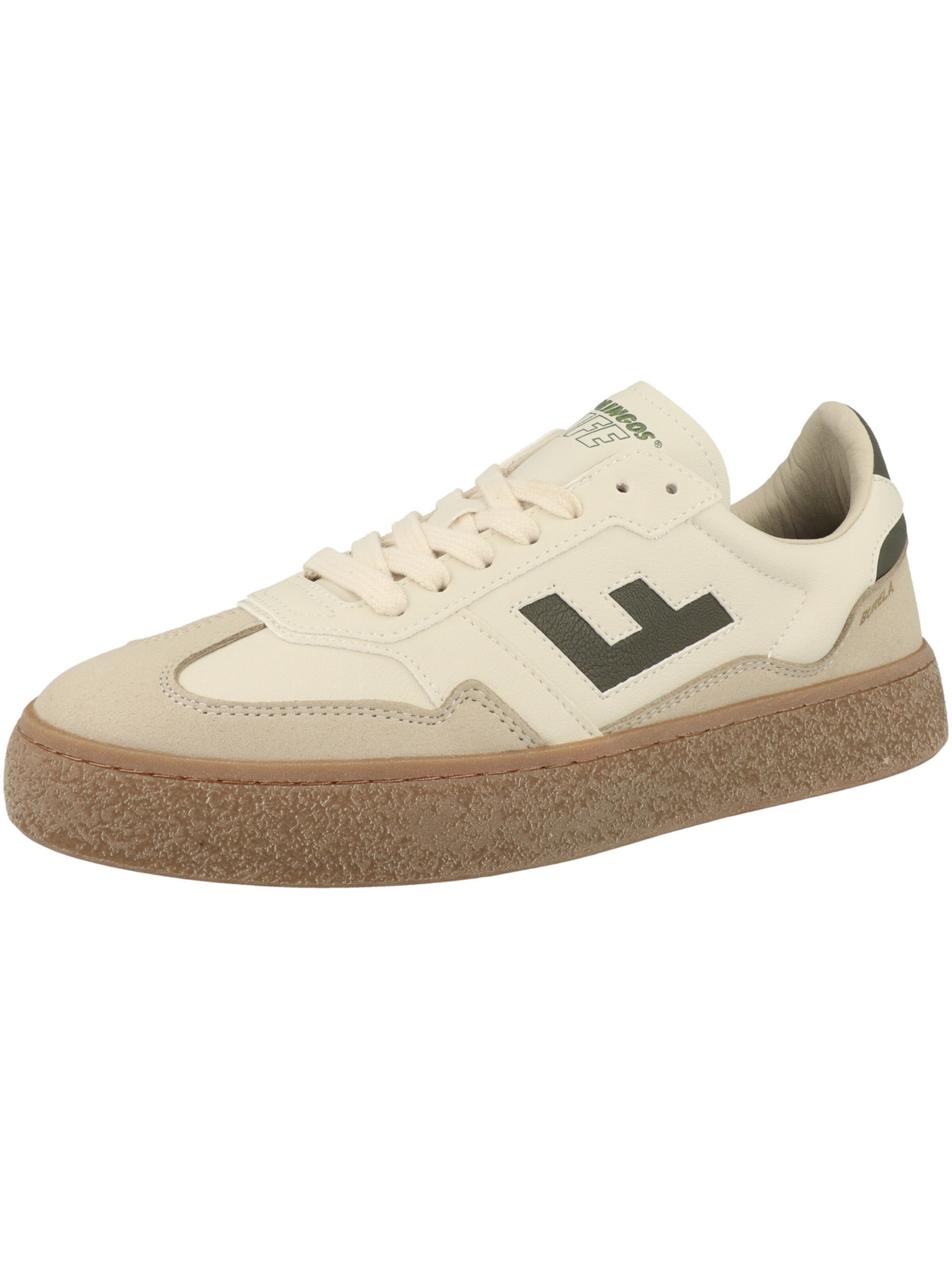 Baskets basses 'Burela Bold' Flamingos Life en beige : devant