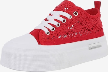 Ital-Design Sneaker in Rot: Vorderseite