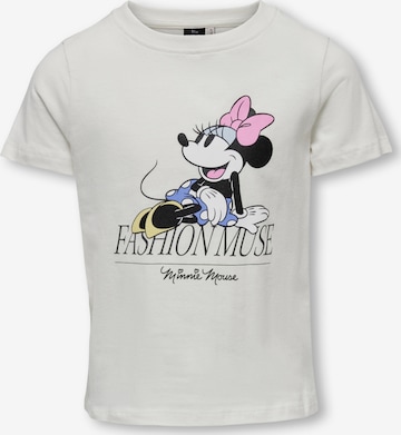 KIDS ONLY Тениска 'Mickey' в бяло: отпред