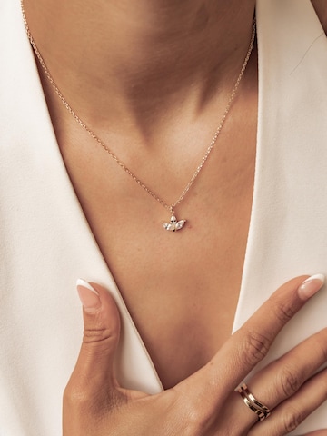 Hey Happiness - Cadena 'Marquise Flower' en oro