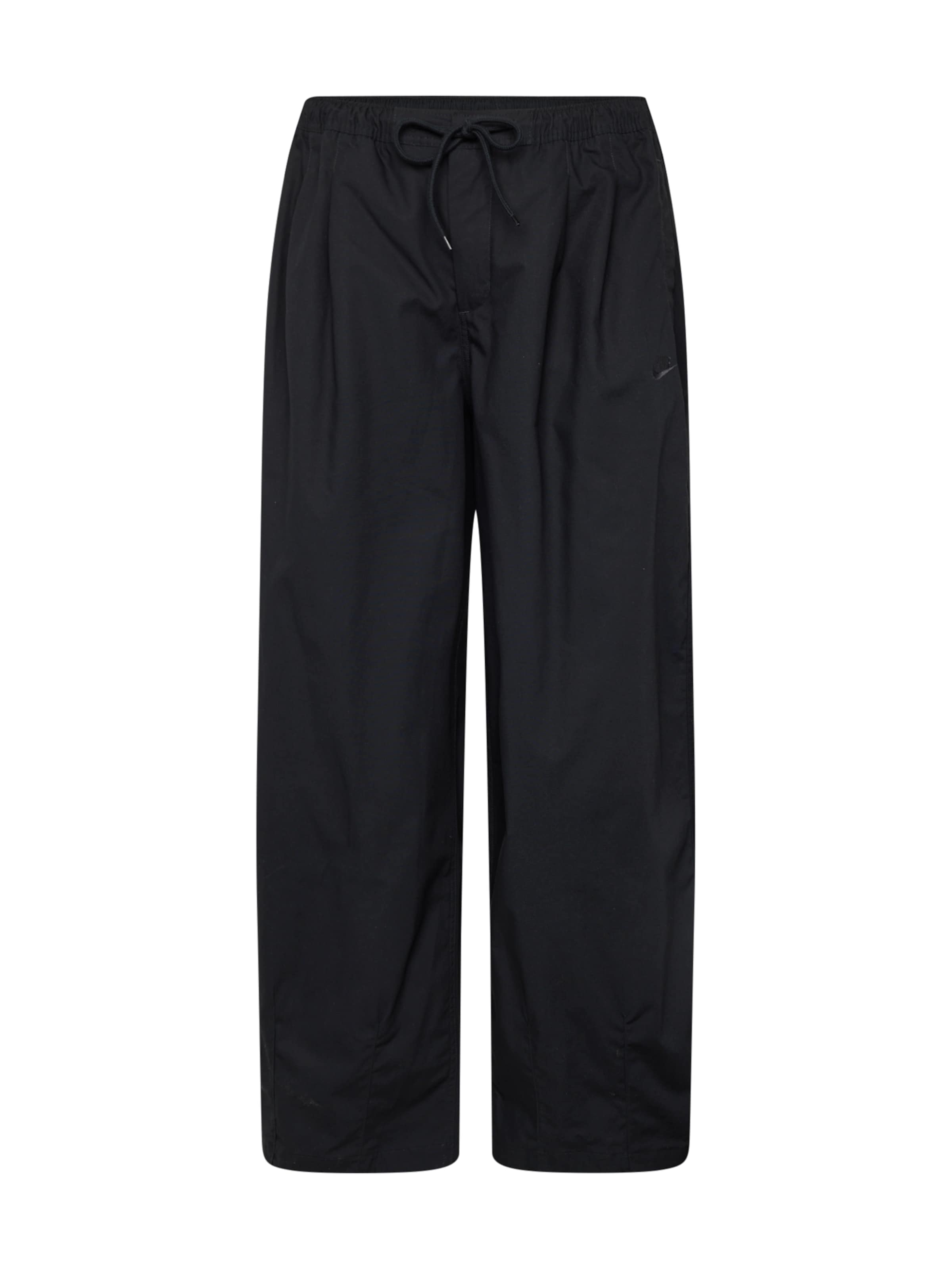Baggy Pantalon à pince 'CLUB' Nike Sportswear en noir : devant