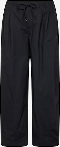 juoda Nike Sportswear „Baggy“ Klostuotos kelnės 'CLUB': priekis