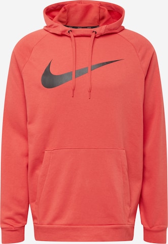 Sweat de sport NIKE en rouge : devant