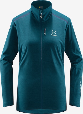 Haglöfs Sportsweatjacke 'L.I.M Strive' in Blau: predná strana