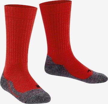 FALKE Sportovní ponožky 'Active Warm' – červená