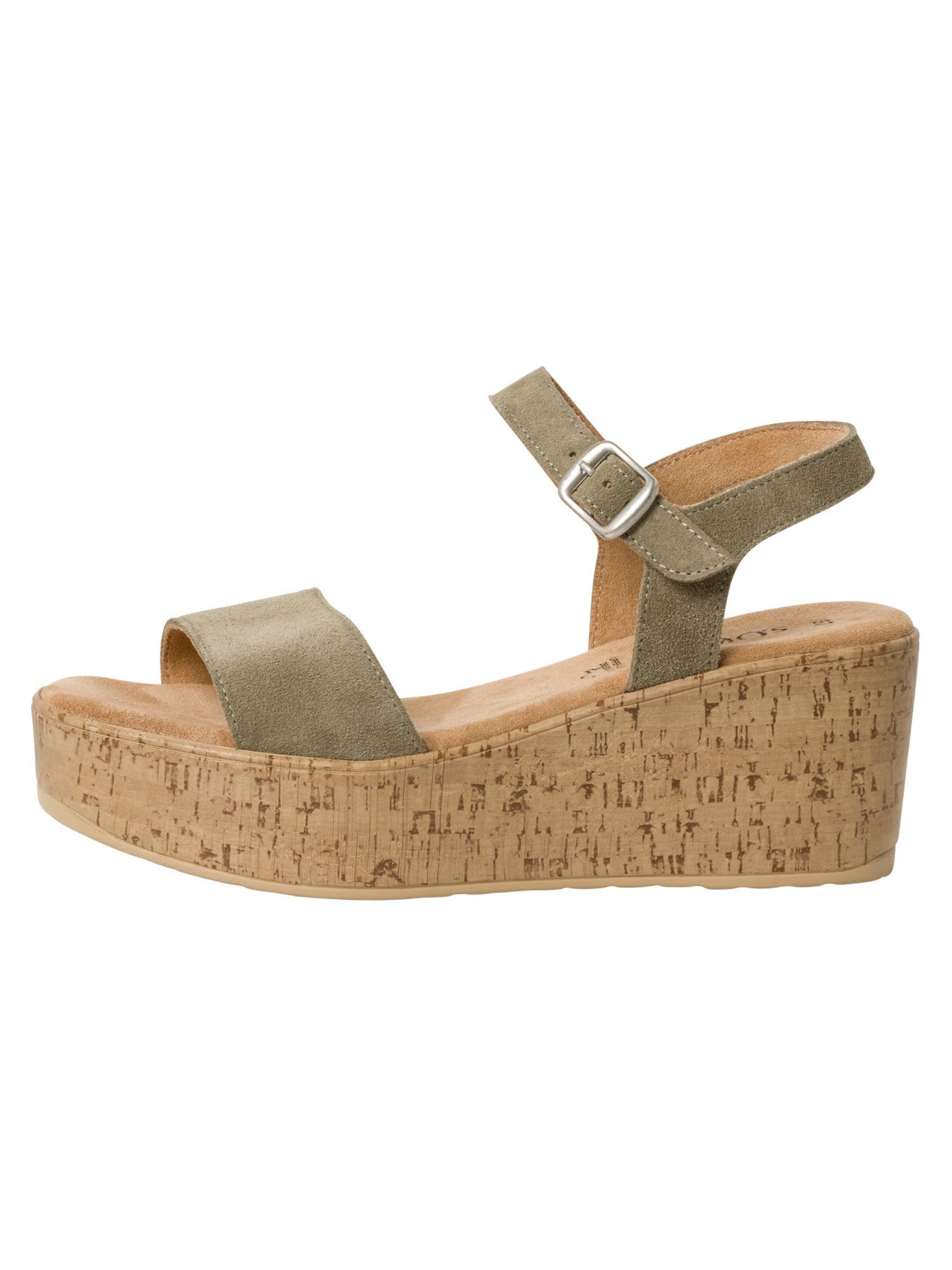 s.Oliver Sandaal in Groen