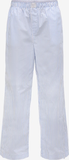 Pižaminės kelnės iš Calvin Klein Underwear, spalva – šviesiai mėlyna / balta, Prekių apžvalga