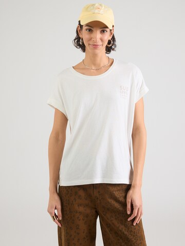 Sublevel T-shirt i vit: framsida