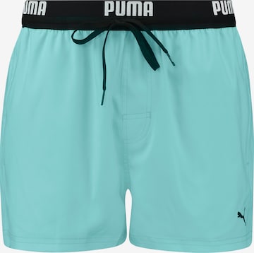 PUMA Regular Board Shorts in Blue: front