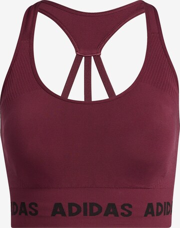 Reggiseno sportivo di ADIDAS SPORTSWEAR in rosso: frontale