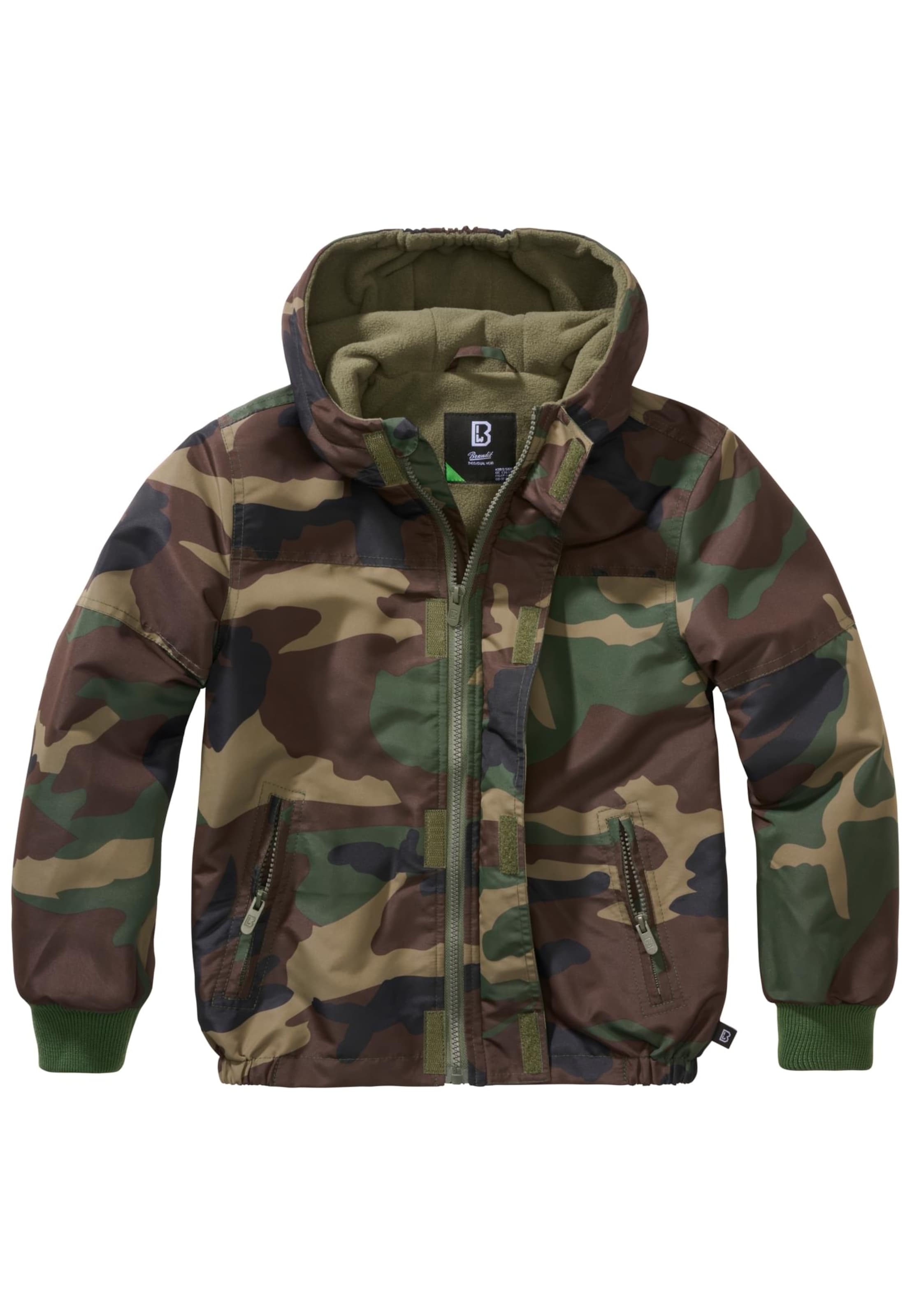 Brandit Between-season jacket in Mixed colours: front