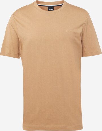 BOSS T-Shirt 'Thompson 01' in Beige: predná strana