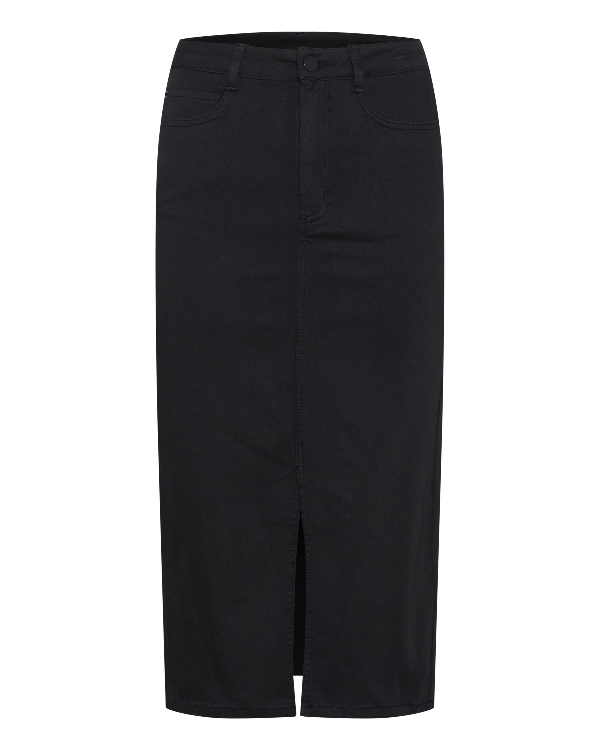 Kaffe Rok 'Dima' in Zwart: voorkant