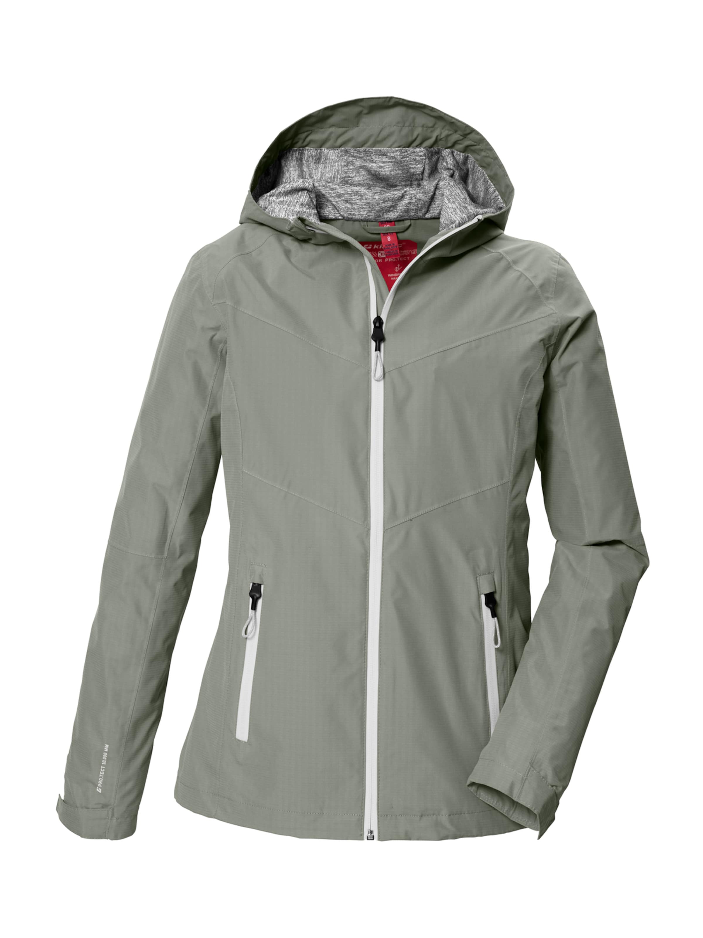 KILLTEC Outdoorjacke 'KOS 252' in Grün: Vorderseite