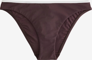 Mint Velvet Σλιπ μπικίνι σε καφέ: μπροστά