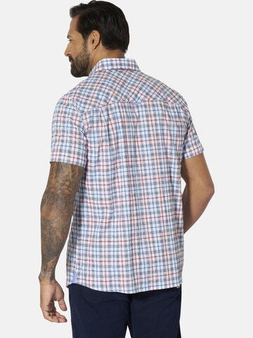 Jan Vanderstorm Comfort Fit Hemd 'Bendiks' in Blau