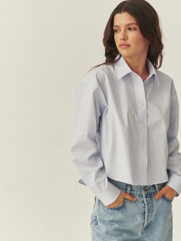 TATUUM Shirt in Blauw: voorkant