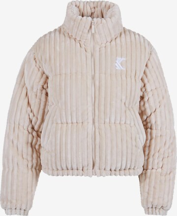 Karl Kani Jacke in Beige: predná strana