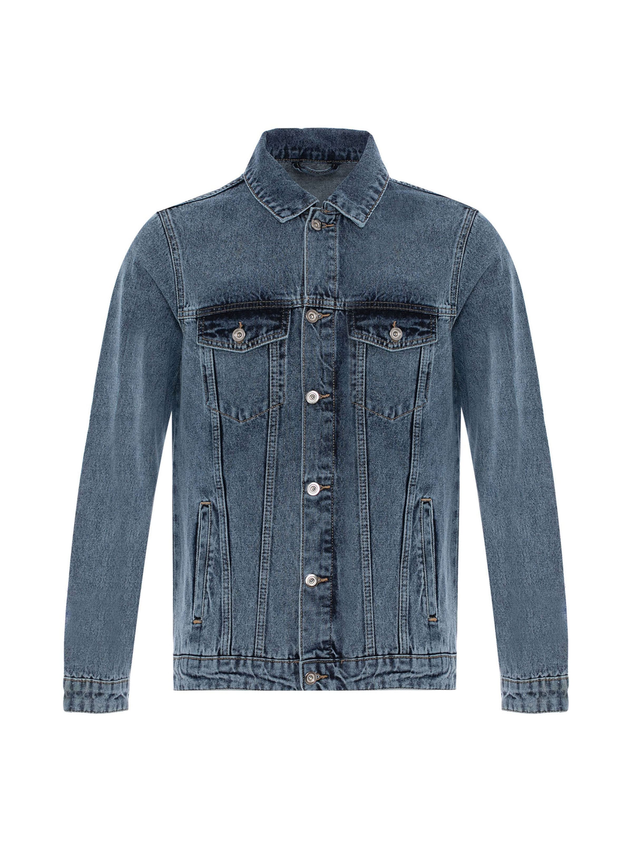 Daniel Hills Övergångsjacka i blå: framsida