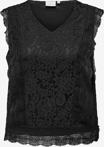 ONLY Carmakoma Blusentop 'CARKaro' in Schwarz: Vorderseite